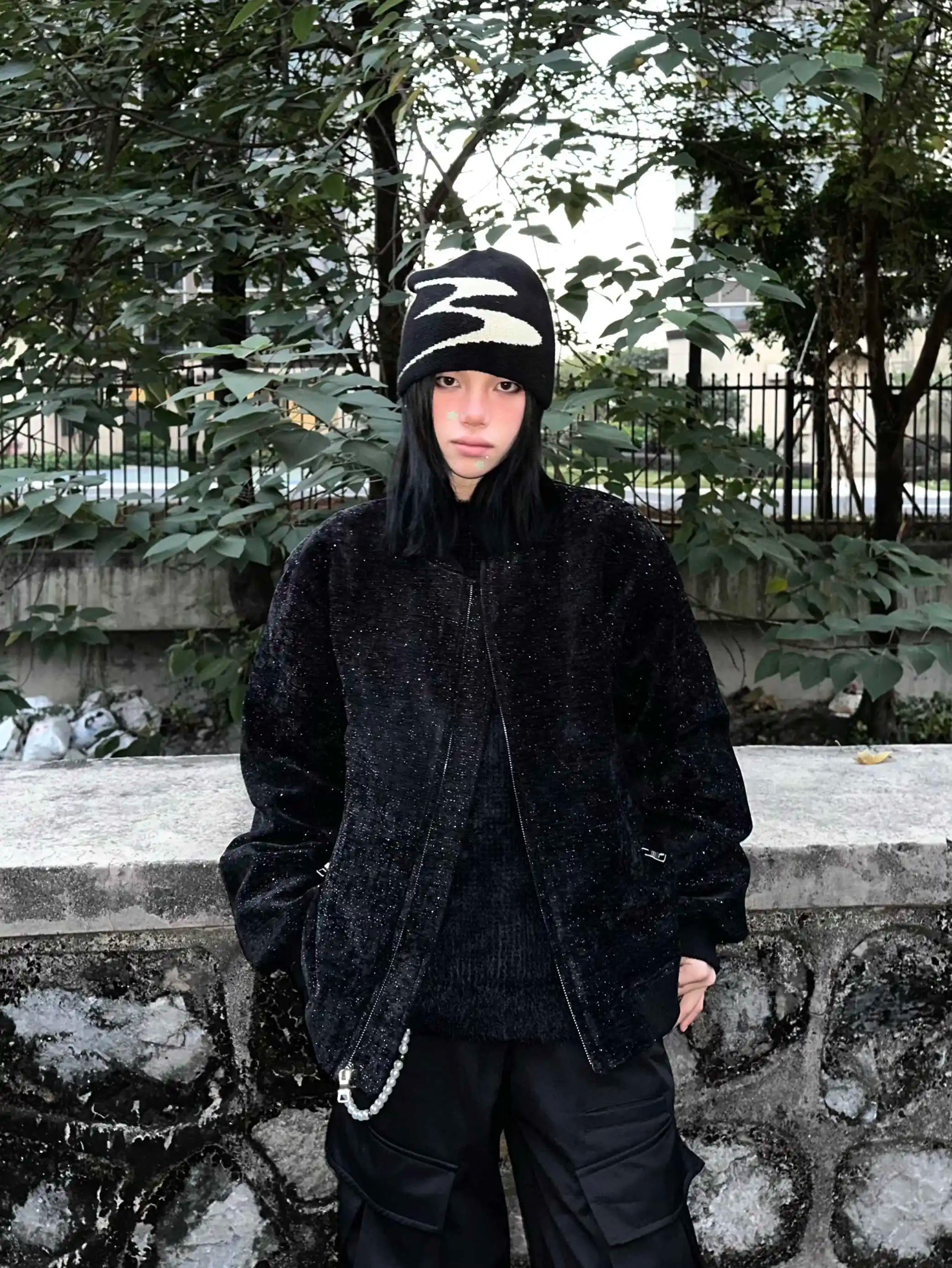 Men Beanies Knit Y2k Hip Hop Graphic Cap Streetwear Winter Goth Vintage Korean Fashion Pullover Accessories Unisex Women Hat Y2k