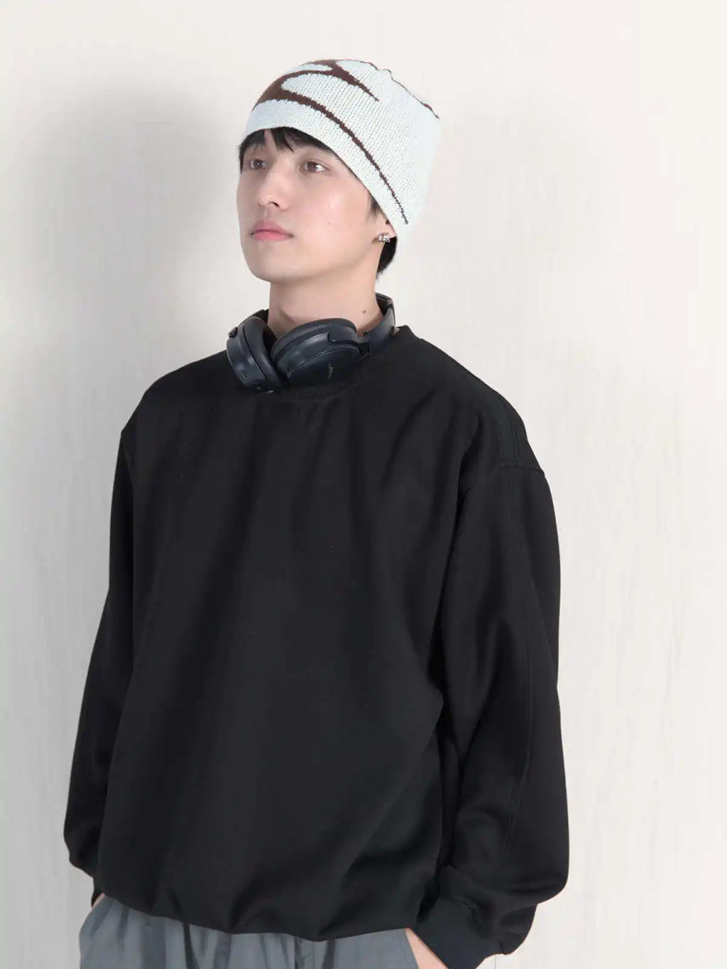 Men Beanies Knit Y2k Hip Hop Graphic Cap Streetwear Winter Goth Vintage Korean Fashion Pullover Accessories Unisex Women Hat Y2k