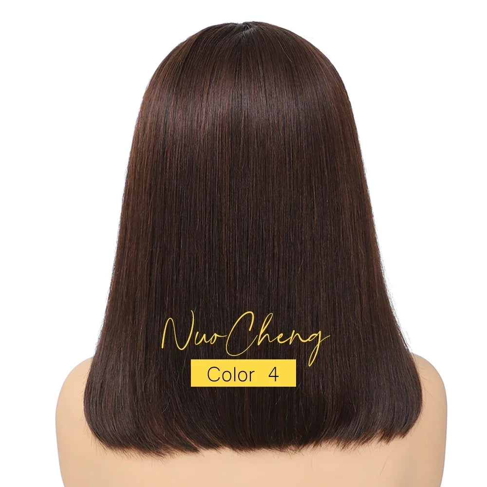 2026 new Bob Wig  Frontal Bob Wigs For Black Women Human Hair Glueless Straight Bob Lace Front Wig Natural Color Wigs