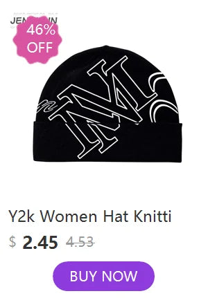 Men Beanies Knit Y2k Hip Hop Graphic Cap Streetwear Winter Goth Vintage Korean Fashion Pullover Accessories Unisex Women Hat Y2k