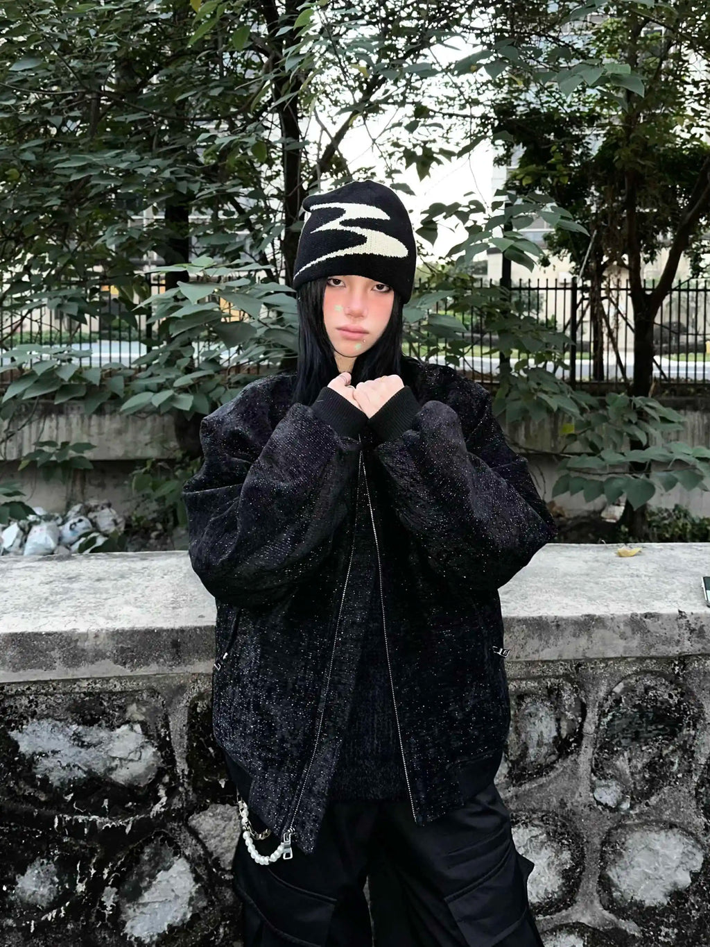 Men Beanies Knit Y2k Hip Hop Graphic Cap Streetwear Winter Goth Vintage Korean Fashion Pullover Accessories Unisex Women Hat Y2k