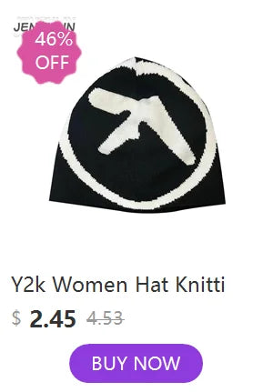 Men Beanies Knit Y2k Hip Hop Graphic Cap Streetwear Winter Goth Vintage Korean Fashion Pullover Accessories Unisex Women Hat Y2k