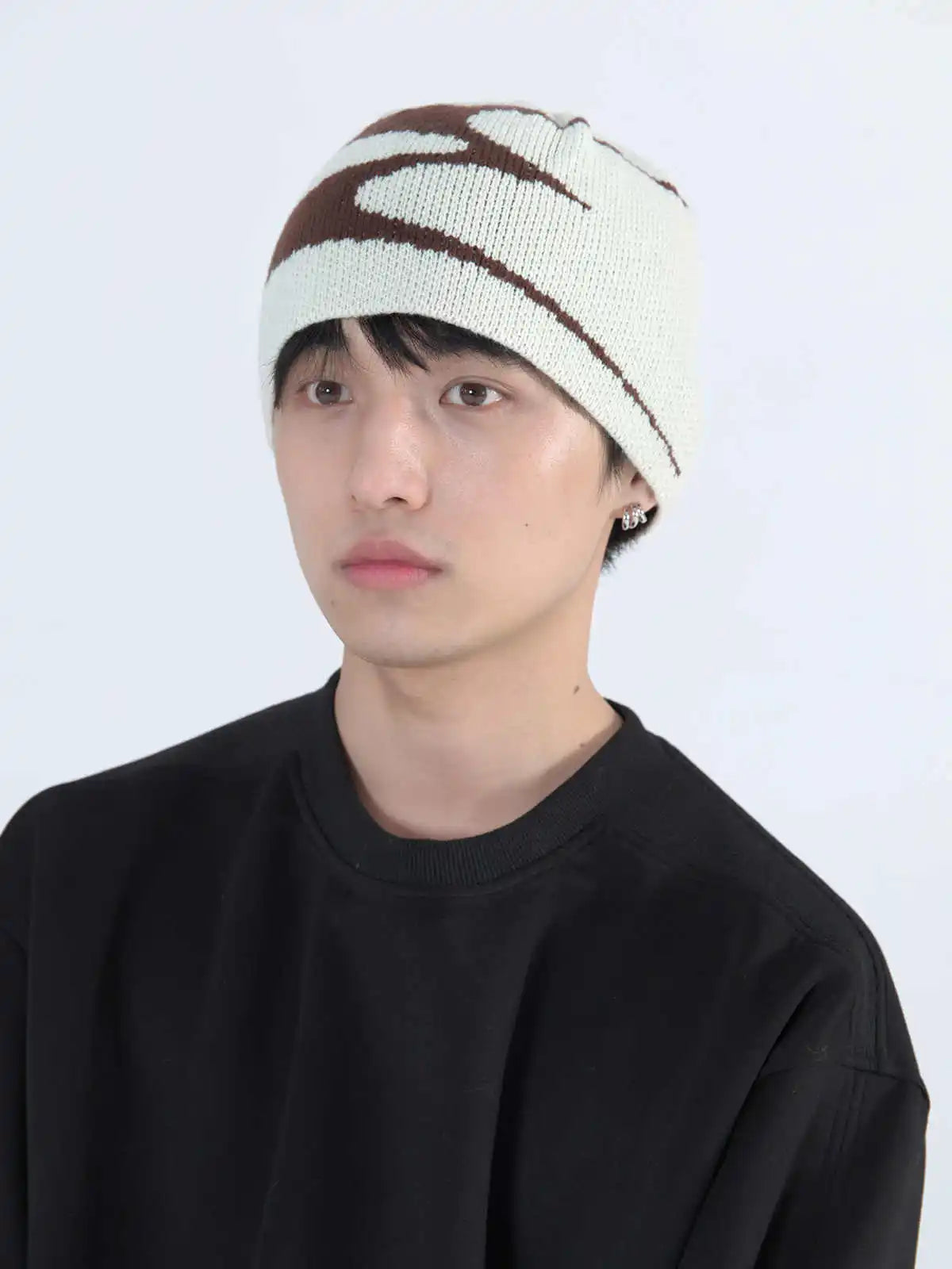 Men Beanies Knit Y2k Hip Hop Graphic Cap Streetwear Winter Goth Vintage Korean Fashion Pullover Accessories Unisex Women Hat Y2k